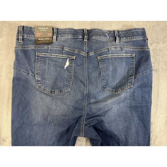 NEW Torrid Jeans Bombshell Skinny Women's 26S Premium Stretch High Rise 44x24 - Picture 4 of 14